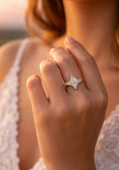 Anillo de Compromiso "Seláh" en Corte Marquesa