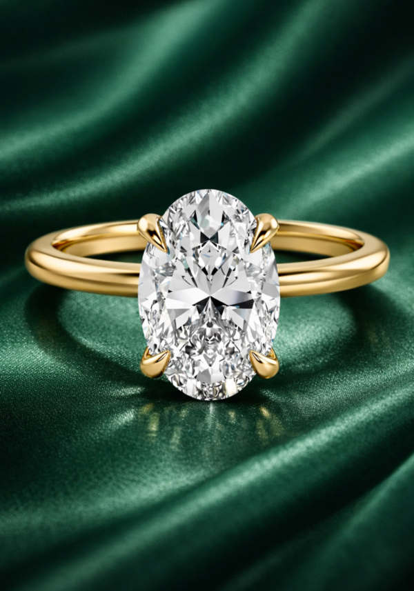 Anillo de Compromiso "Eliah" en Corte Oval