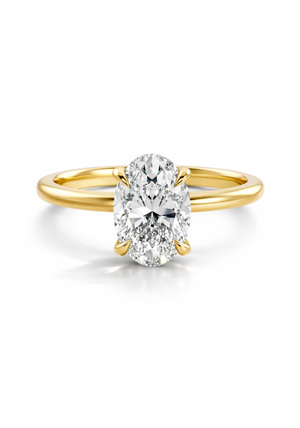 Anillo de Compromiso "Eliah" en Corte Oval