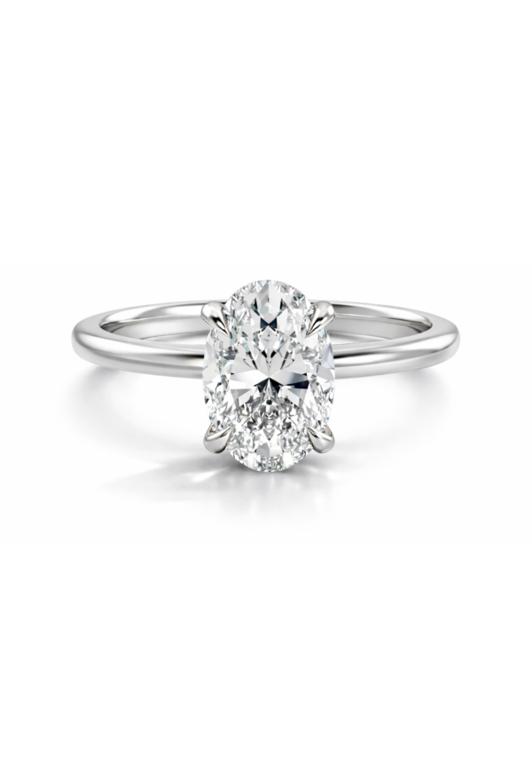 Anillo de Compromiso "Eliah" en Corte Oval