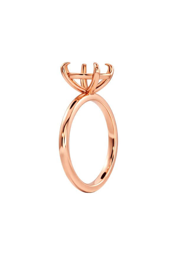 Montura "Tiferet" Solitario a Cuatro Uñas