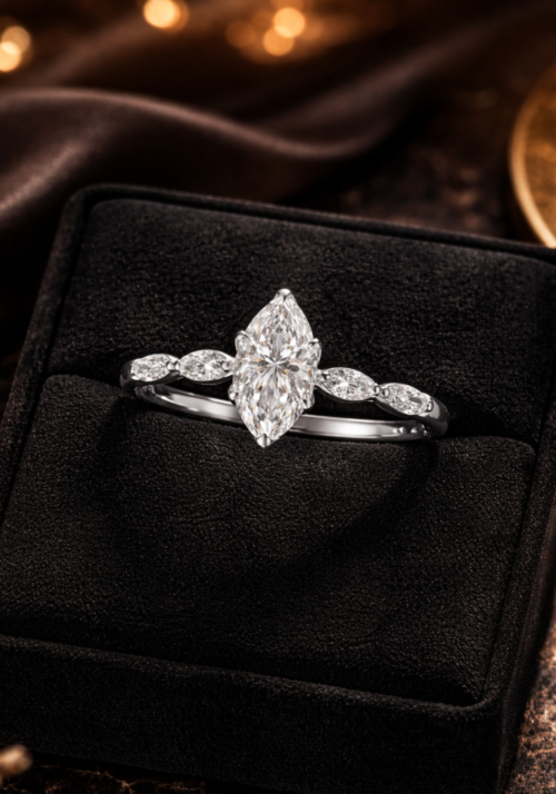 Anillo de Compromiso "Seláh" en Corte Marquesa