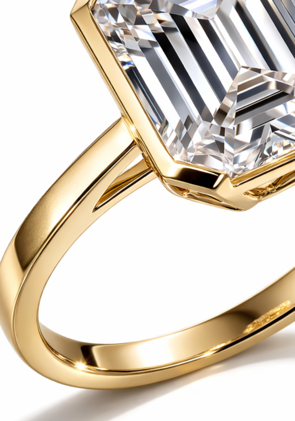 Anillo de Compromiso "Pazí" en Corte Radiante