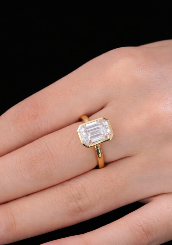 Anillo de Compromiso "Pazí" en Corte Radiante