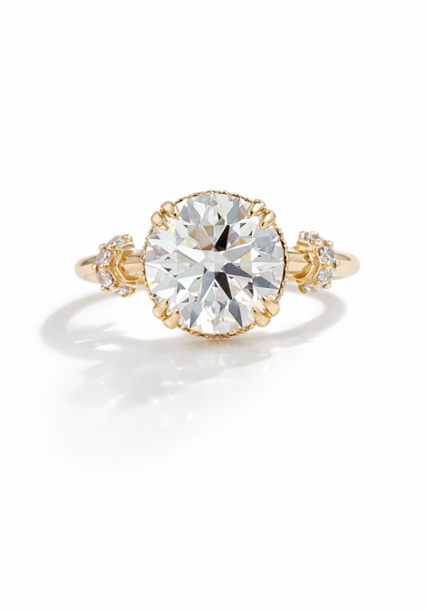 Anillo de Compromiso "Yadí" en Corte Redondo