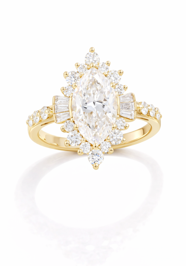 Anillo de Compromiso "Gran Seláh" en Corte Marquesa