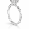 Anillo de Compromiso "Leví" en Corte Cushion