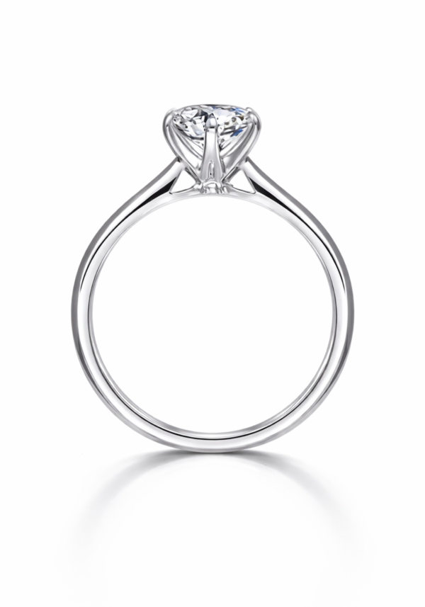 Anillo de Compromiso "Boded" en Corte Redondo