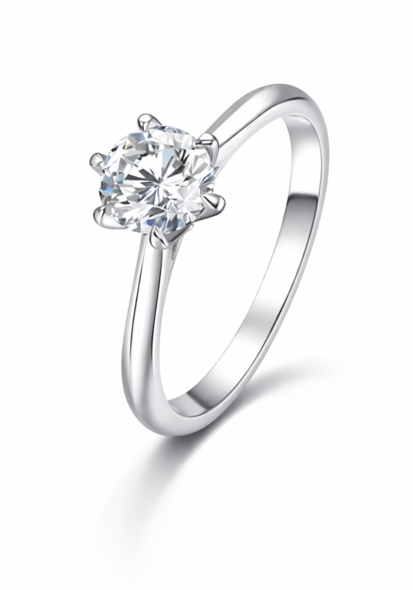 Anillo de Compromiso "Boded" en Corte Redondo