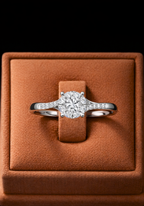 Anillo de Compromiso "Natán" en Corte Redondo