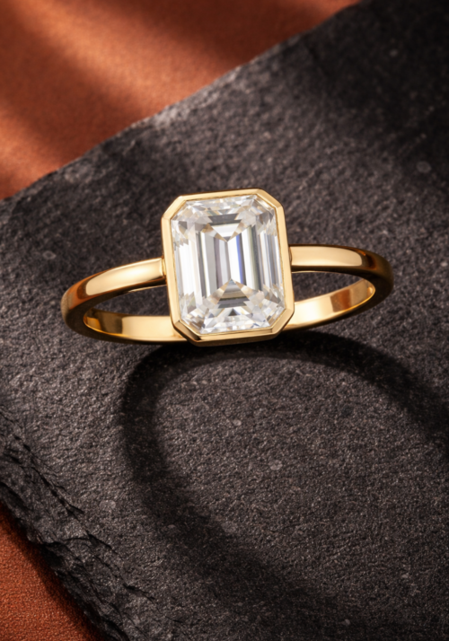 Anillo de Compromiso "Pazí" en Corte Radiante