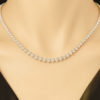 Collar Tenis "Eilam" en Oro con Diamantes en Corte Redondo